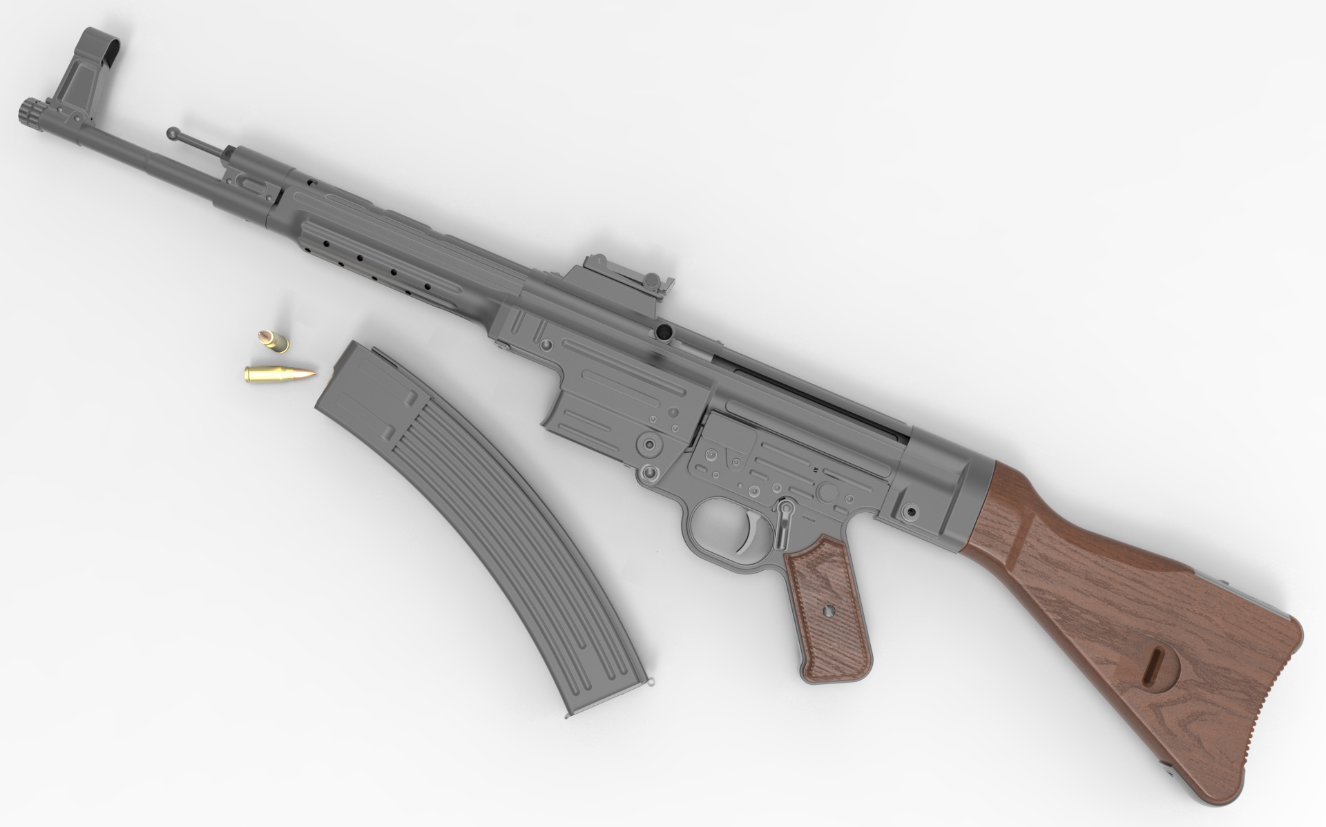 德国StG-44突击步枪Sturmgewehr 44二战冲锋枪