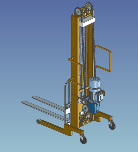 便携式电动叉车