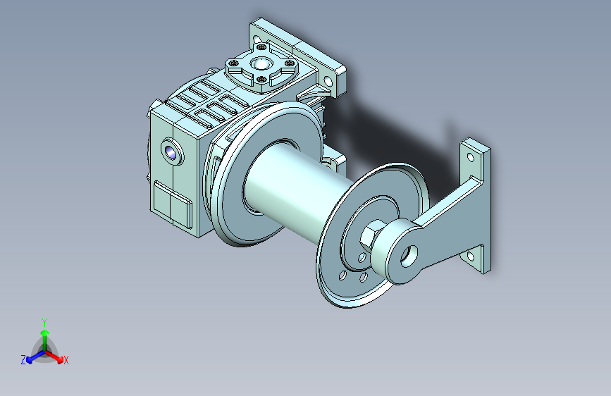 蜗轮蜗杆减速提升机--1226479-100