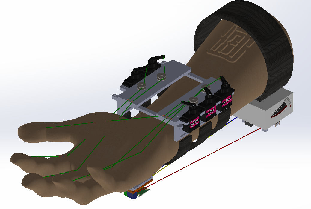 仿生机械手伺服电机驱动