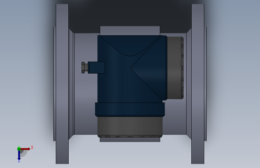 DN200流量计 FL_7F2C_DN200_150_SOLIDWORKS 2020_模型图纸下载 – 懒石网