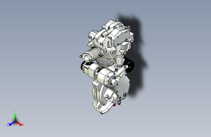 500cc的摩托车发动机