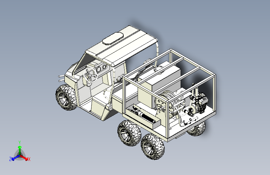 ATV六轮消防沙滩车