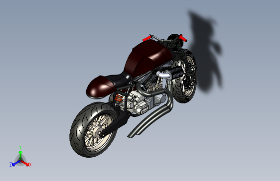 Madmax 250经典摩托车