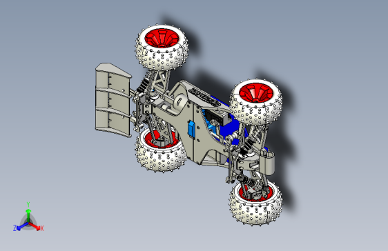 OpenRC Truggy四驱车（1：10 3D打印图纸）
