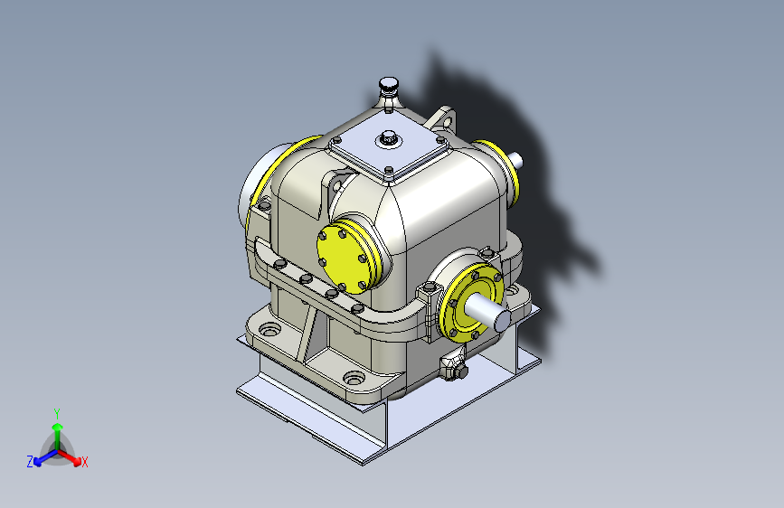 差速器式蜗轮蜗杆减速器