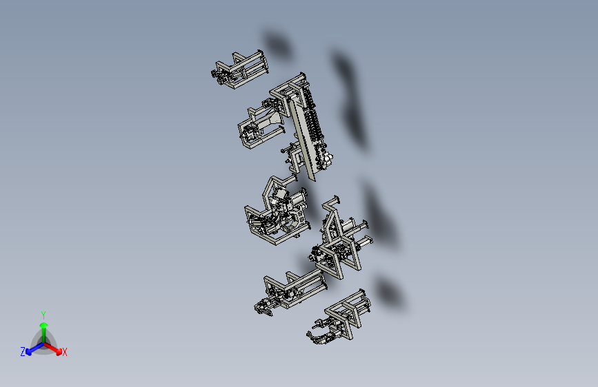 车身地板焊接夹具（SW设计）