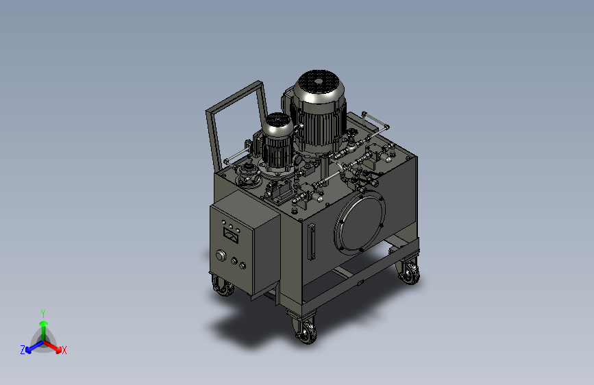 移动移动式HPU压力检测机