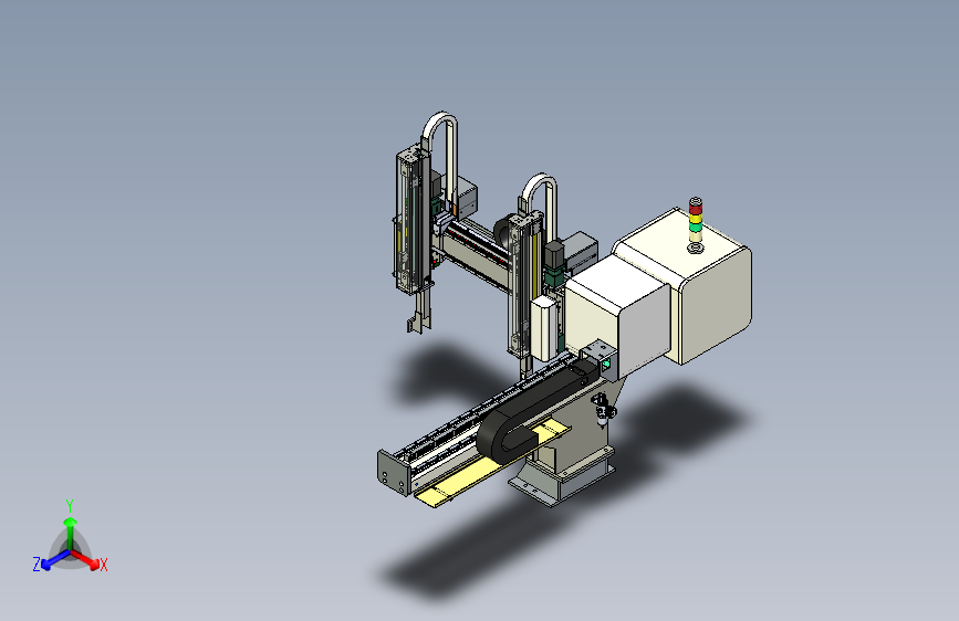 注塑机五轴伺服双截机械手