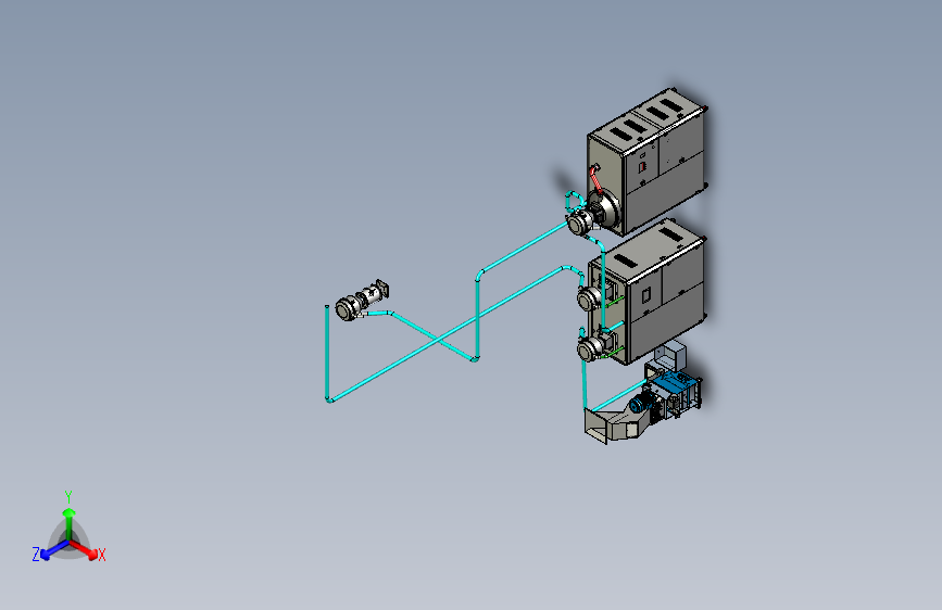 注塑机集中供料系统