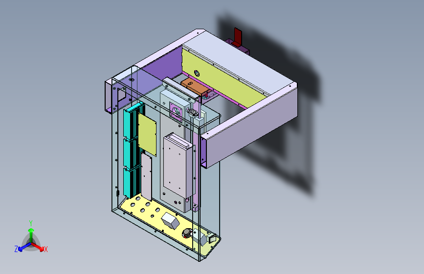 桌上型UV三轴点胶机平台
