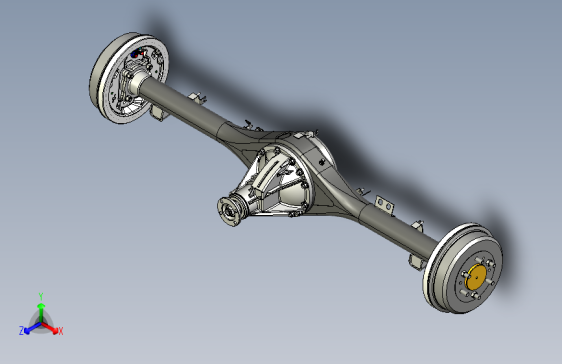 最完整的汽车后桥总成