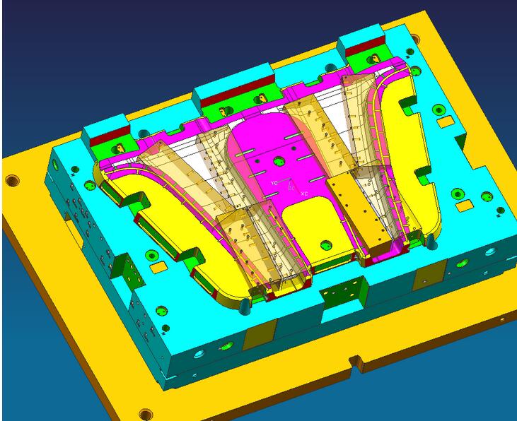 丰田汽车立柱模具