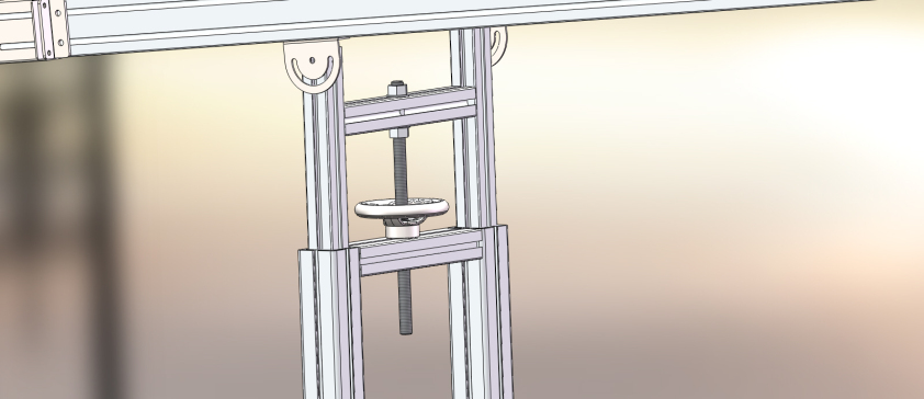 两边高度可调节的机边输送机