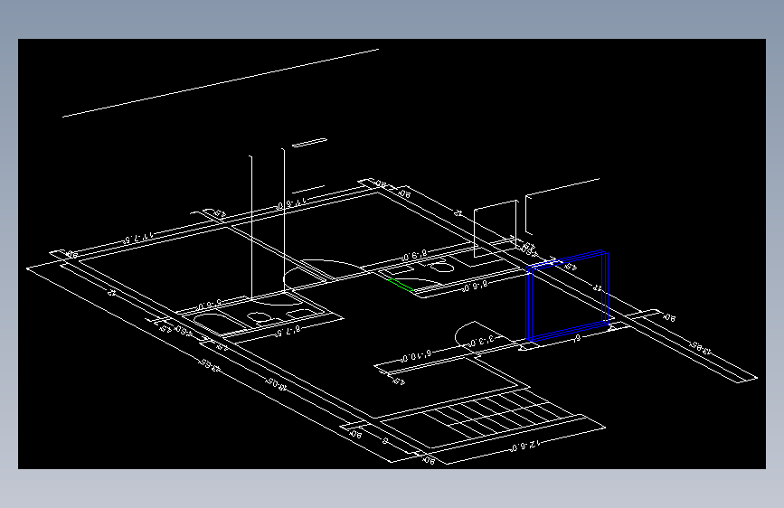 带墙的楼层布局