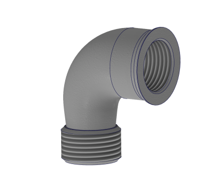 街道弯头 3_8_ MF