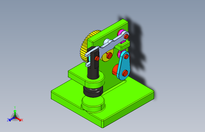 锻打机原理运动仿真