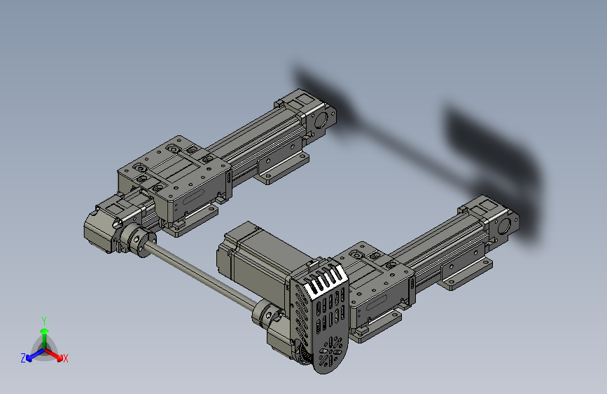 FX45-同步带模组-双Y组合体