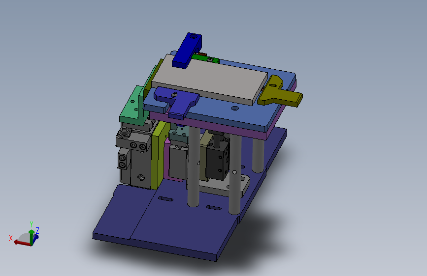3面定位夹紧工装