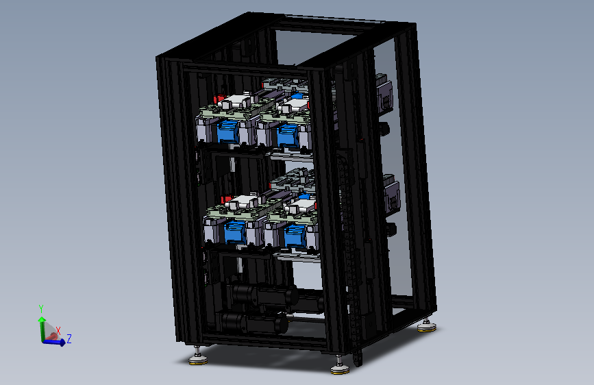 单工位并排伺服提升机