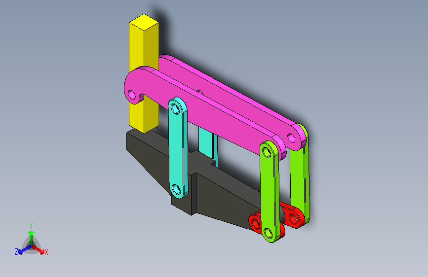 剪切机运动仿真