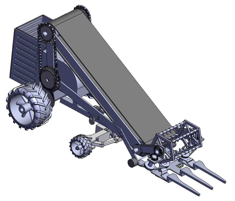 大葱收割打包机