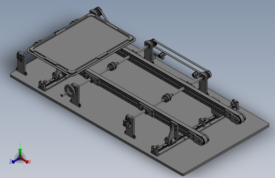 宽度可调输送机构