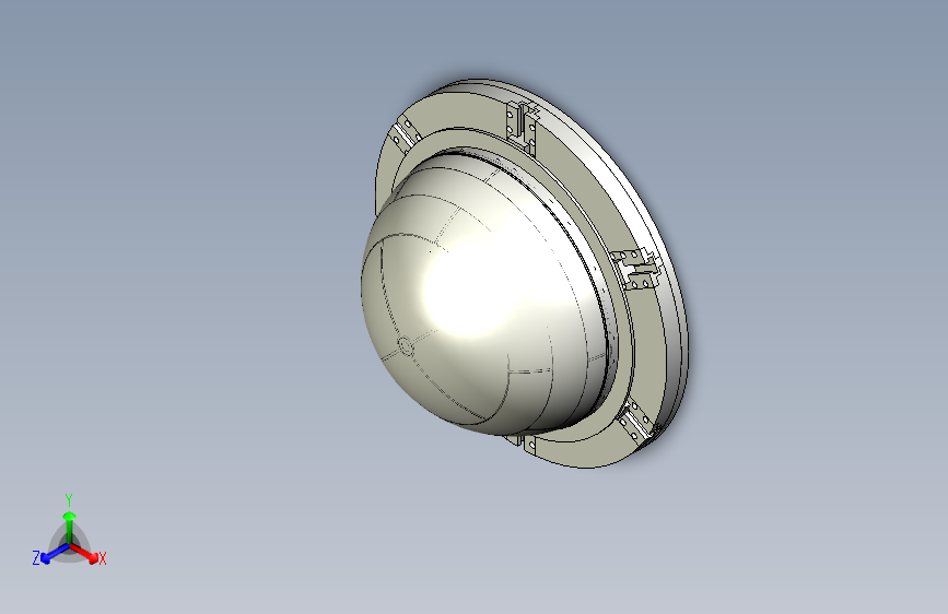 半圆形壳体加工工装