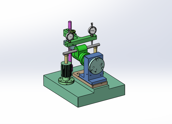 垂直孔距中心检具--580155-30