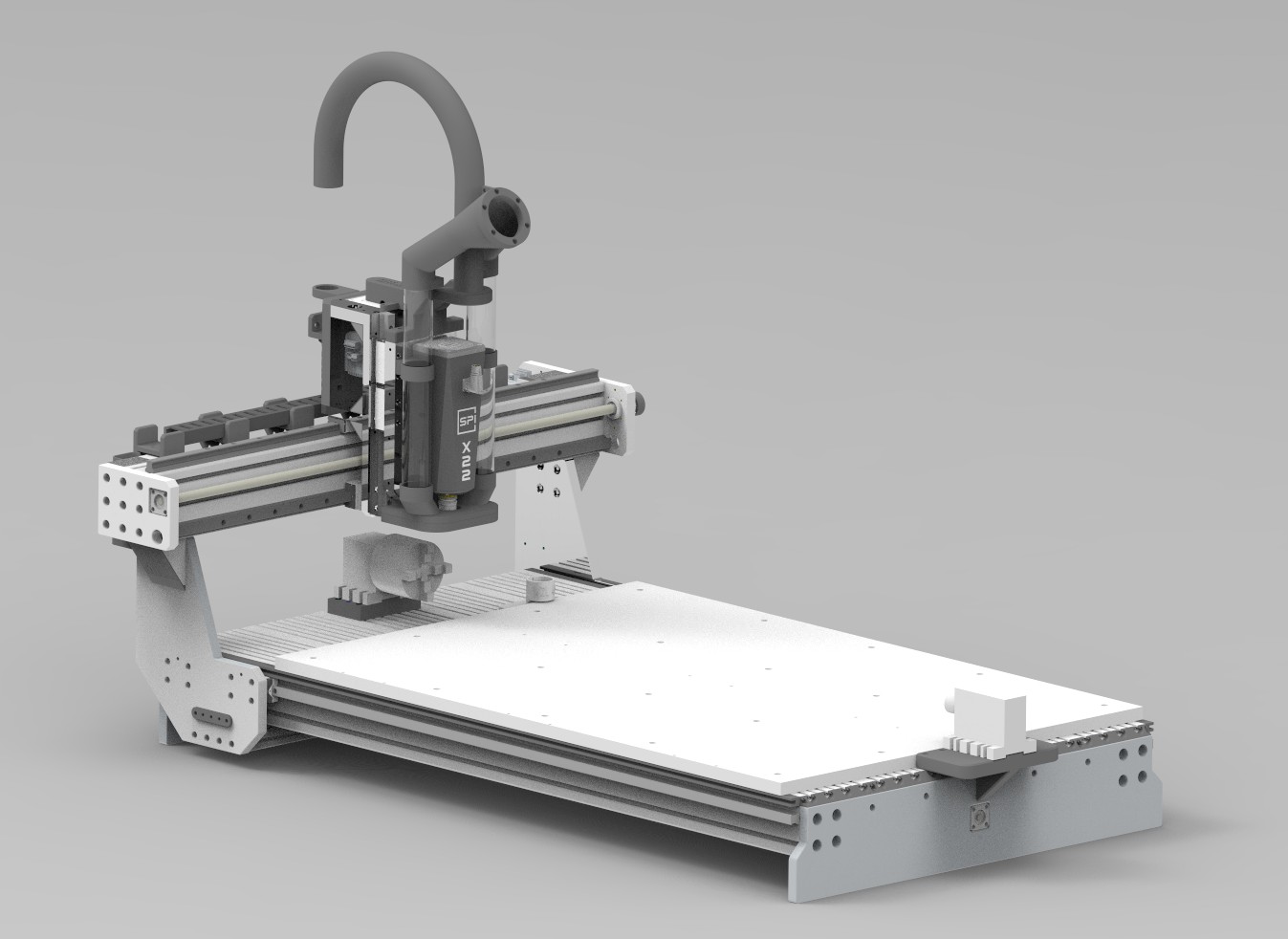 带旋转轴的 CNC铣床