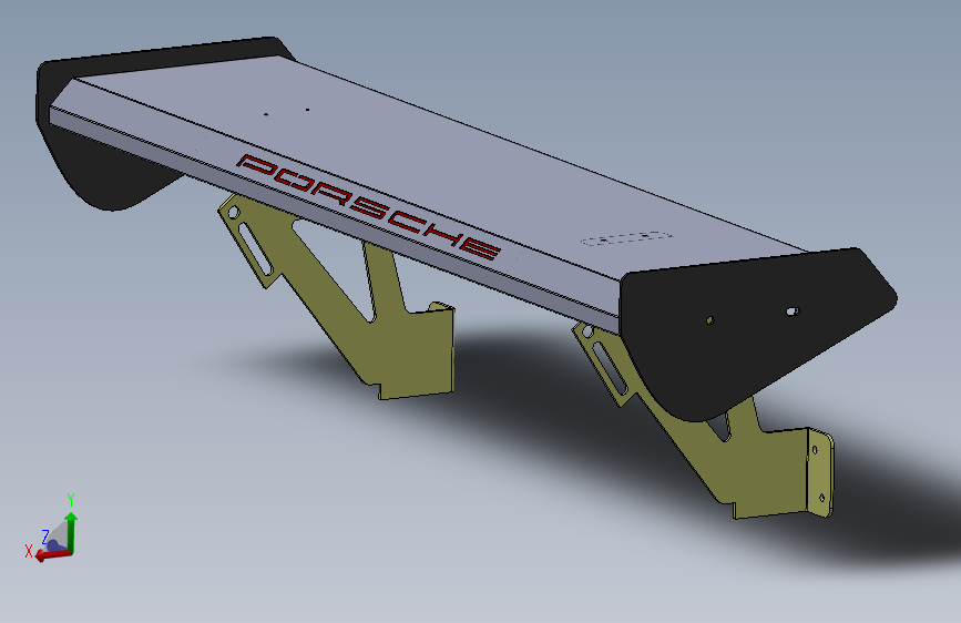 翼尖小翼；襟翼汽车尾翼形状的书架