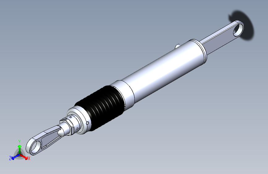 单作用液压缸（带橡胶保护套的活塞杆）80x45x160 毫米