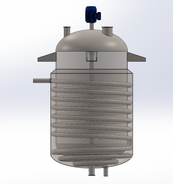 带内盘管搅拌反应器