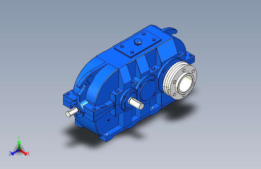 中心距630 DCYK型圆锥圆柱齿轮减速器