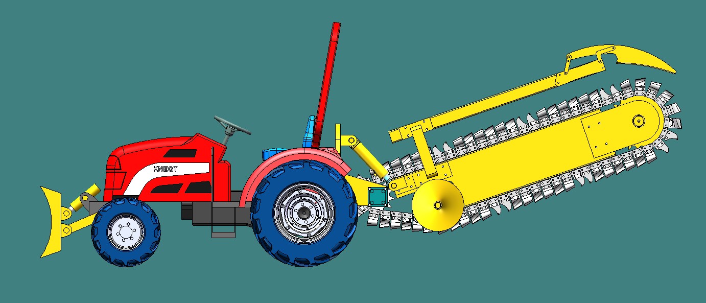 开沟机模型=1088875=1000