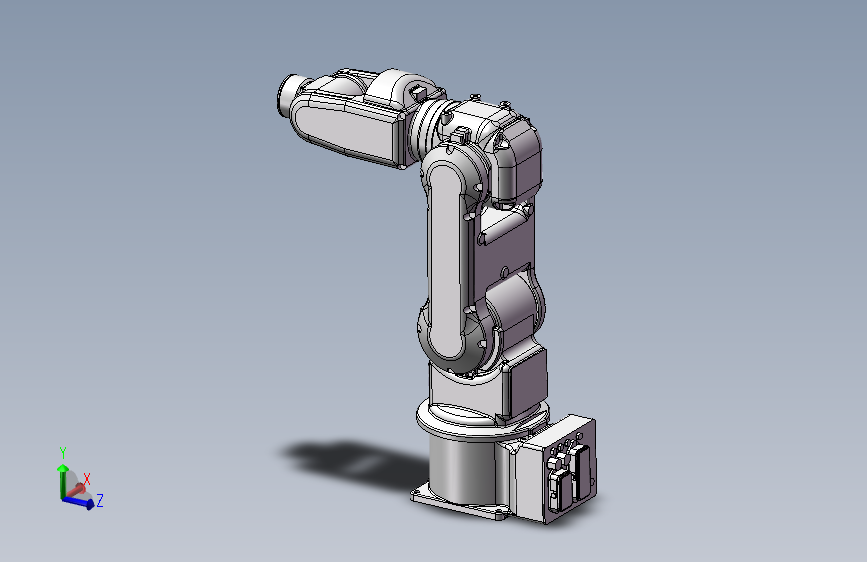 安川MH3F关节可运动机器人模型YASkawa