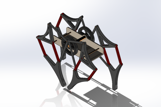 风力驱动仿生兽简易模型