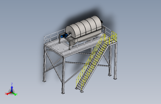 螺旋输送滚筒筛