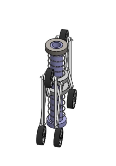 适用于PVC管道检测的可调式管道攀爬器