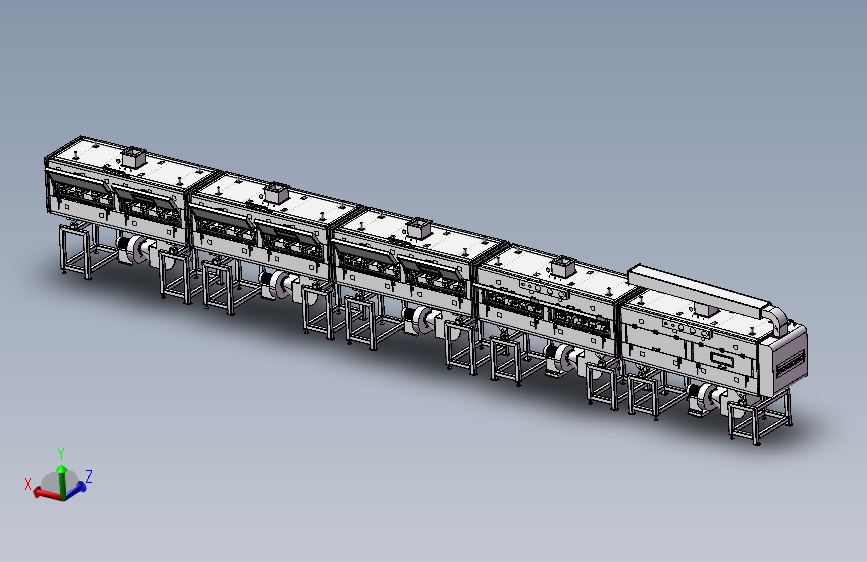 涂布机烘箱SW源文件