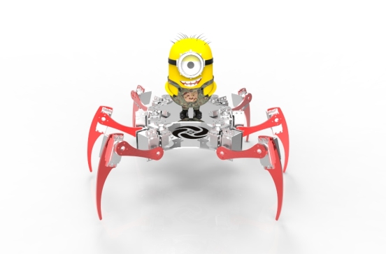 小黄人六足机器人