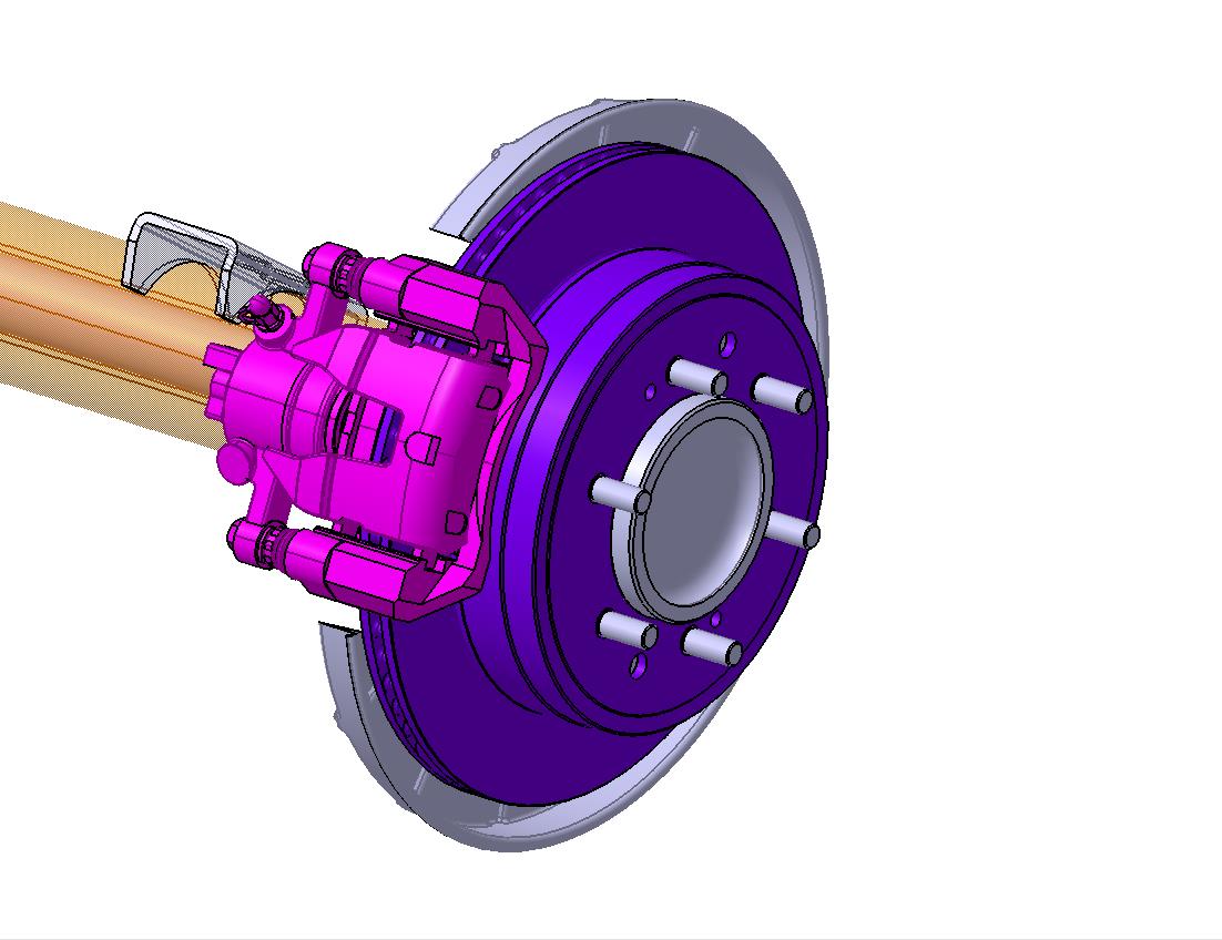 带差速锁后桥总成--1041273-140