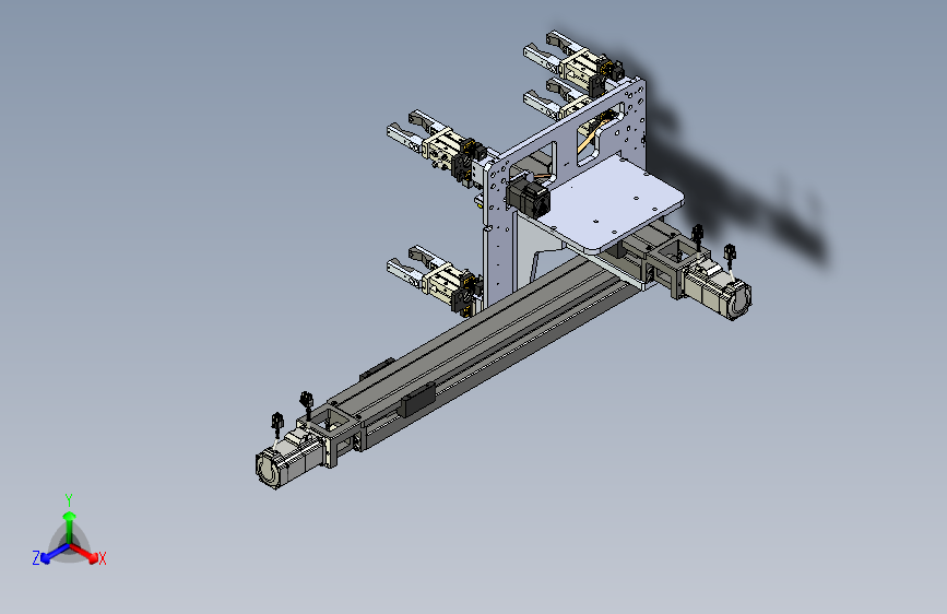 2x2阵型交叉手爪 气动机械爪