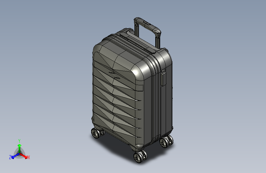 17寸行李箱设计