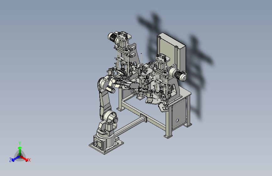 电机转子部分检查焊接装配机