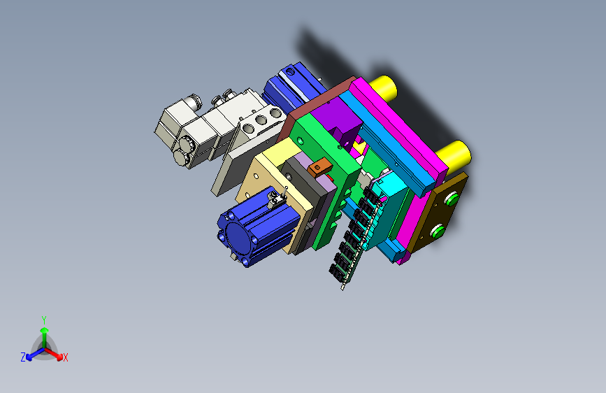 USB 2.0胶芯端子料带裁断及四联裁切.stp