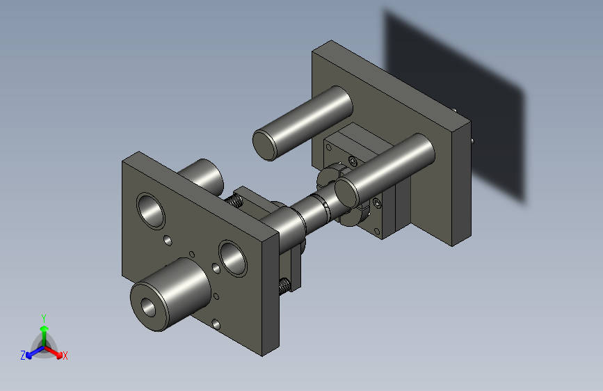 杯形件侧壁胀形模