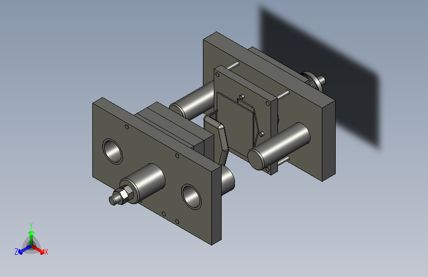不等边盒形件拉深模