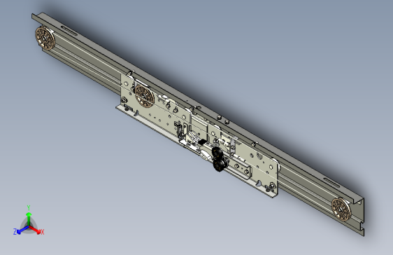 电梯门头机构（中分800门头）