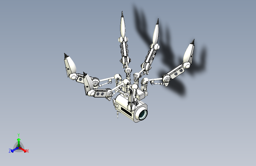 仿蜘蛛侦查型机器人